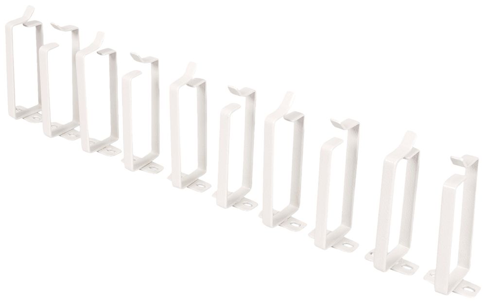 Guide-câbles ROLINE 45×44×100mm métal gris 10pcs