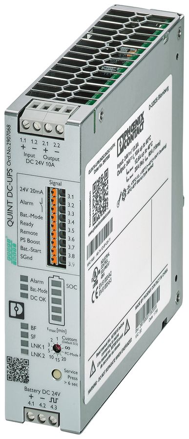 Impianto UPS PX QUINT4-UPS/24DC/24DC/10/PN PROFINET IN:24VDC OUT:24VDC/10A