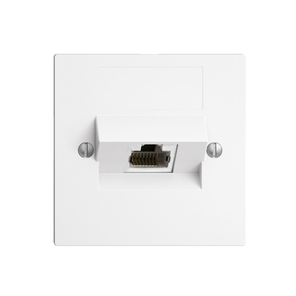 Einsatz zu UP-Anschlussdose 1×RJ45/s 4P ITplus EDIZIOdue weiss