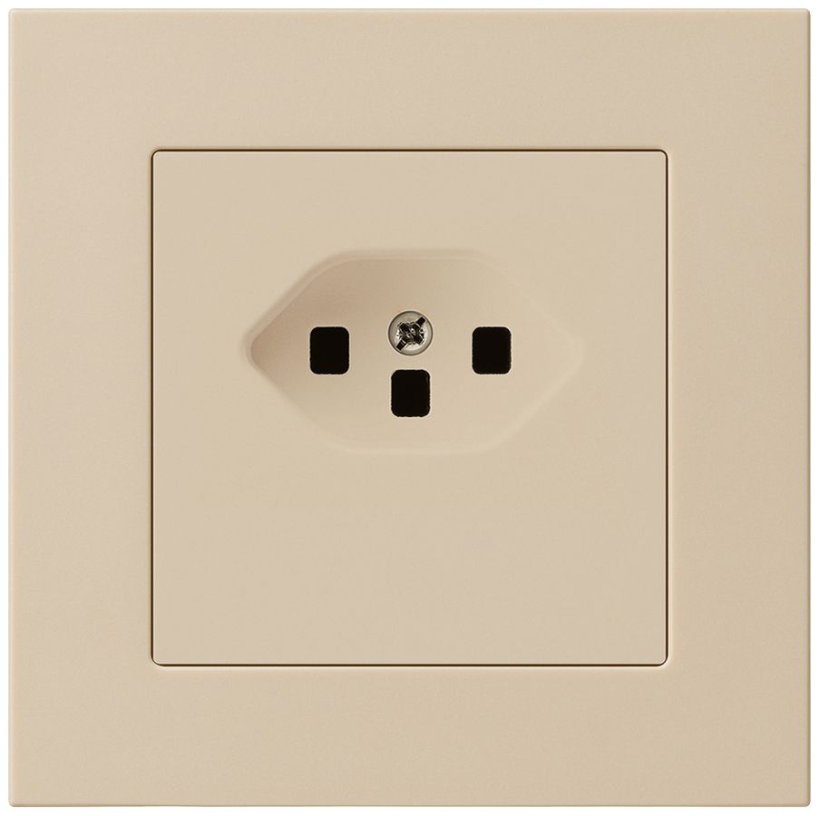 UP-Steckdose kallysto.pro T23 beige Schraubklemme