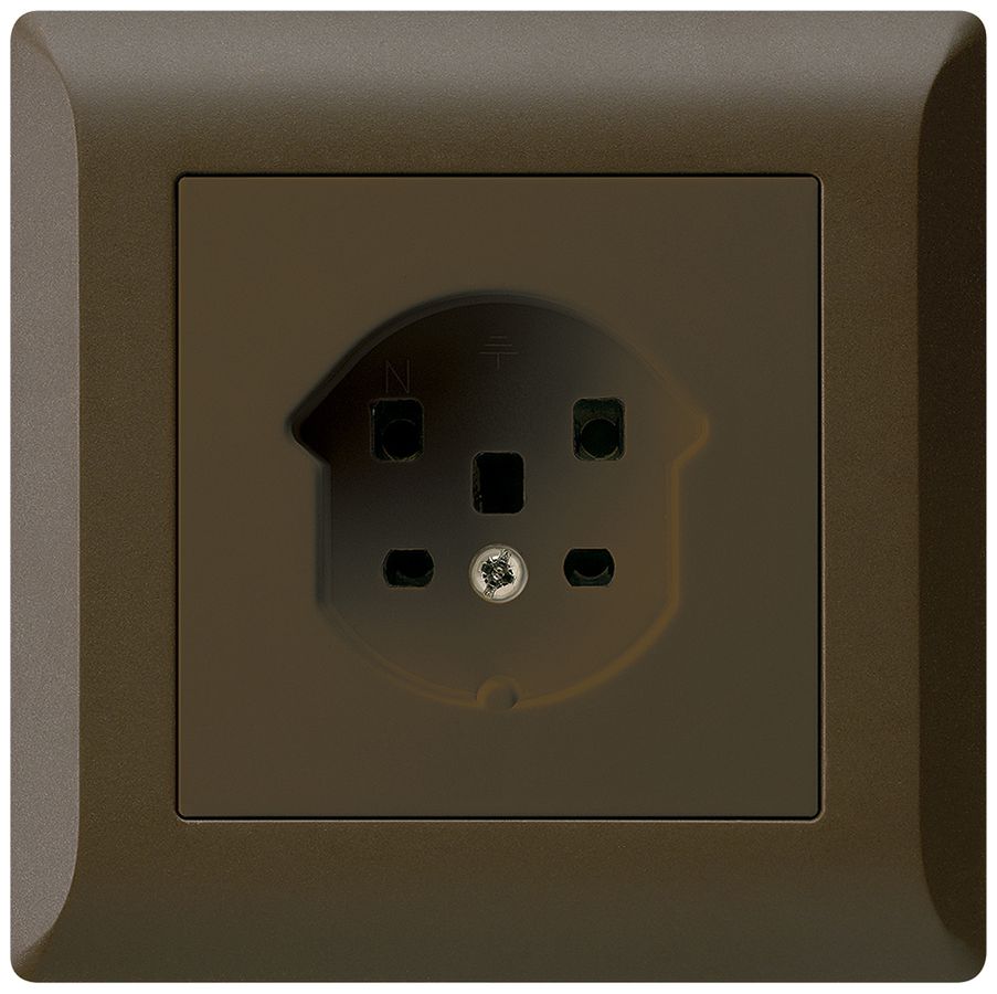 Presa INC kallysto.line T25 marrone morsetti a vite