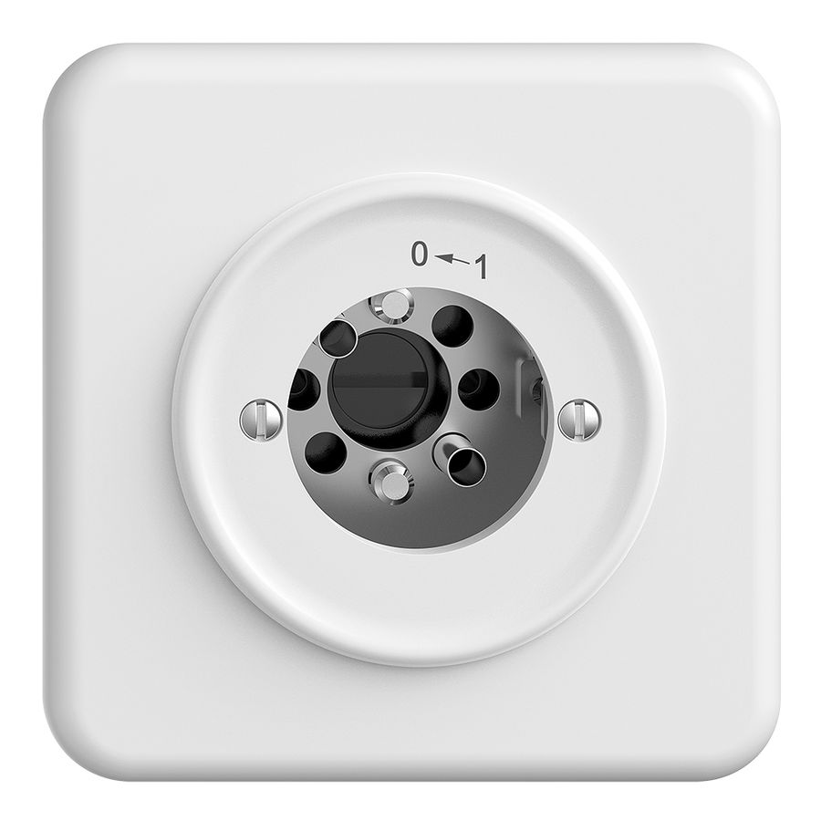 Contact pivotant ENC 0<-1/2P STANDARDdue blanc pour serrure, s.cyl.