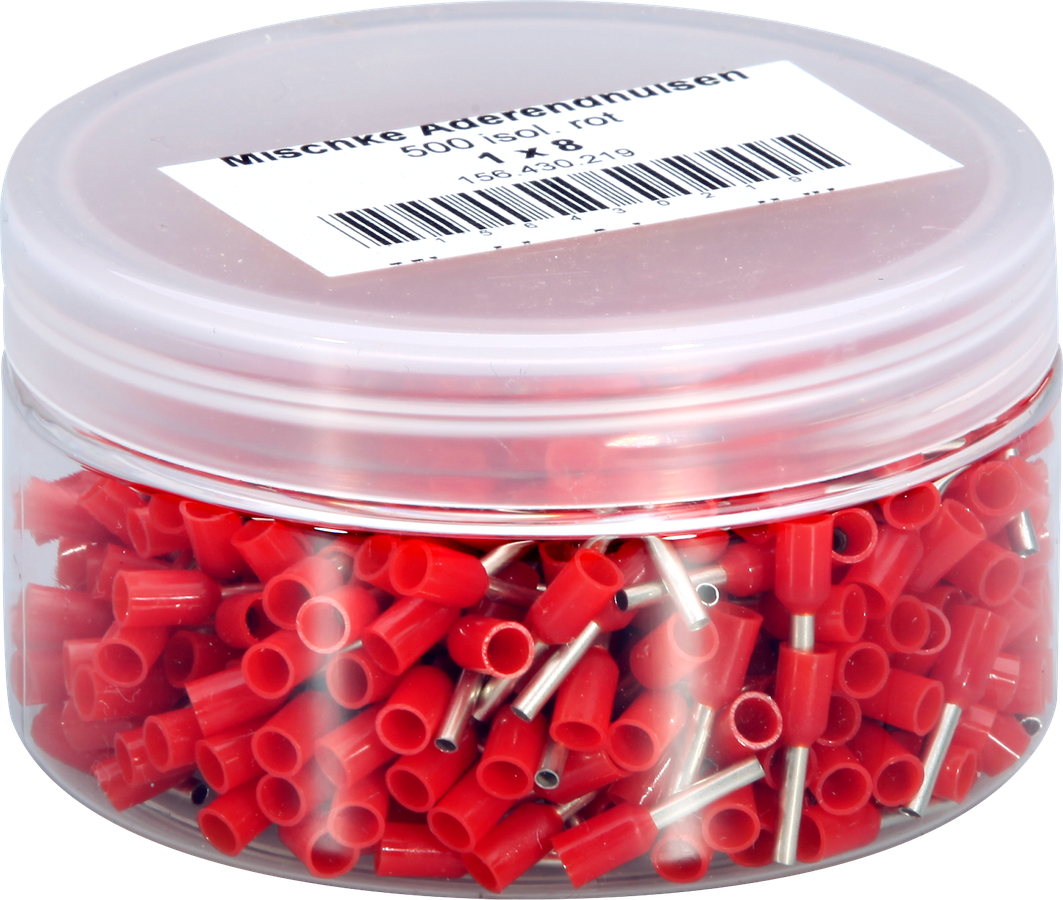 Embout de câble Mischke IE 1mm²/8mm Cu-étamé isolé rouge