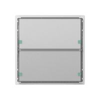Senseur poussoir SIDUS KNX type E 2/4, blanc