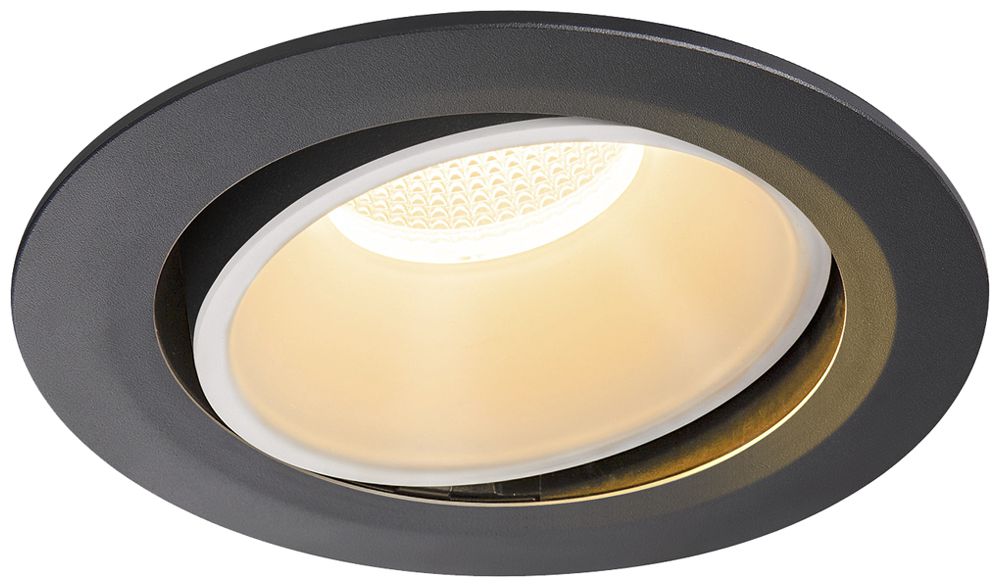 LED-Downlight SLV NUMINOS MOVE XL 37.4W 3500lm 2700K 20° DIM Ø190×118mm sz/ws