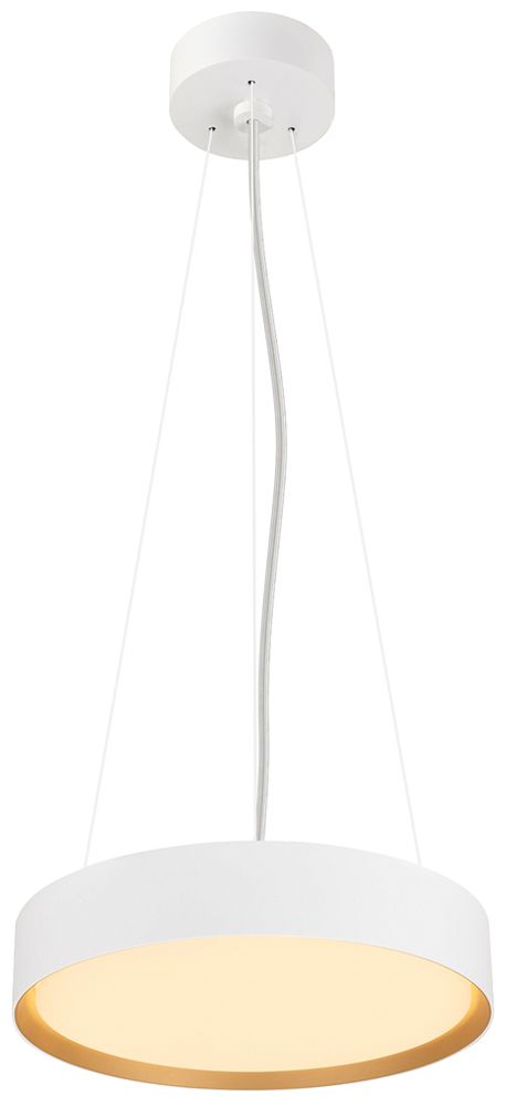 Plafonnier/applique LED SLV DECONA 30 18W 1530lm 927/930 IP44 VAR Ø300 blanc