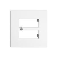 Placca frontale 4×RJ45 EDIZIOdue bianco R&M swissline