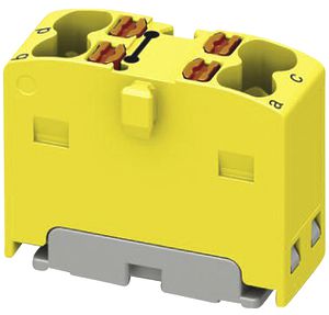 Blocco di distribuzione PX PTFIX 4X1.5 YE