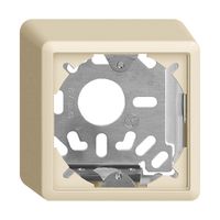 Kappe mit Grundplatte 54mm EDIZIOdue crema, universal