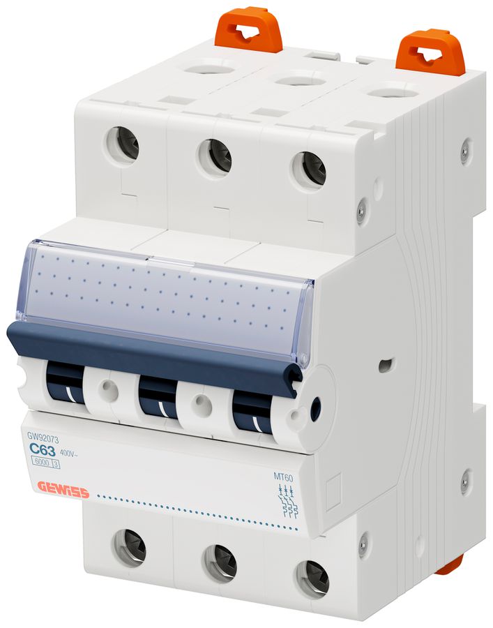 Leitungsschutzschalter Gewiss 90 MCB 3P 400V C 63A 6kA 3TE