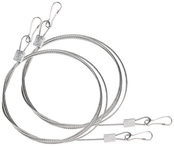 Corda di sicurezza ESYLUX JUNA 1000mm alluminio trasparente