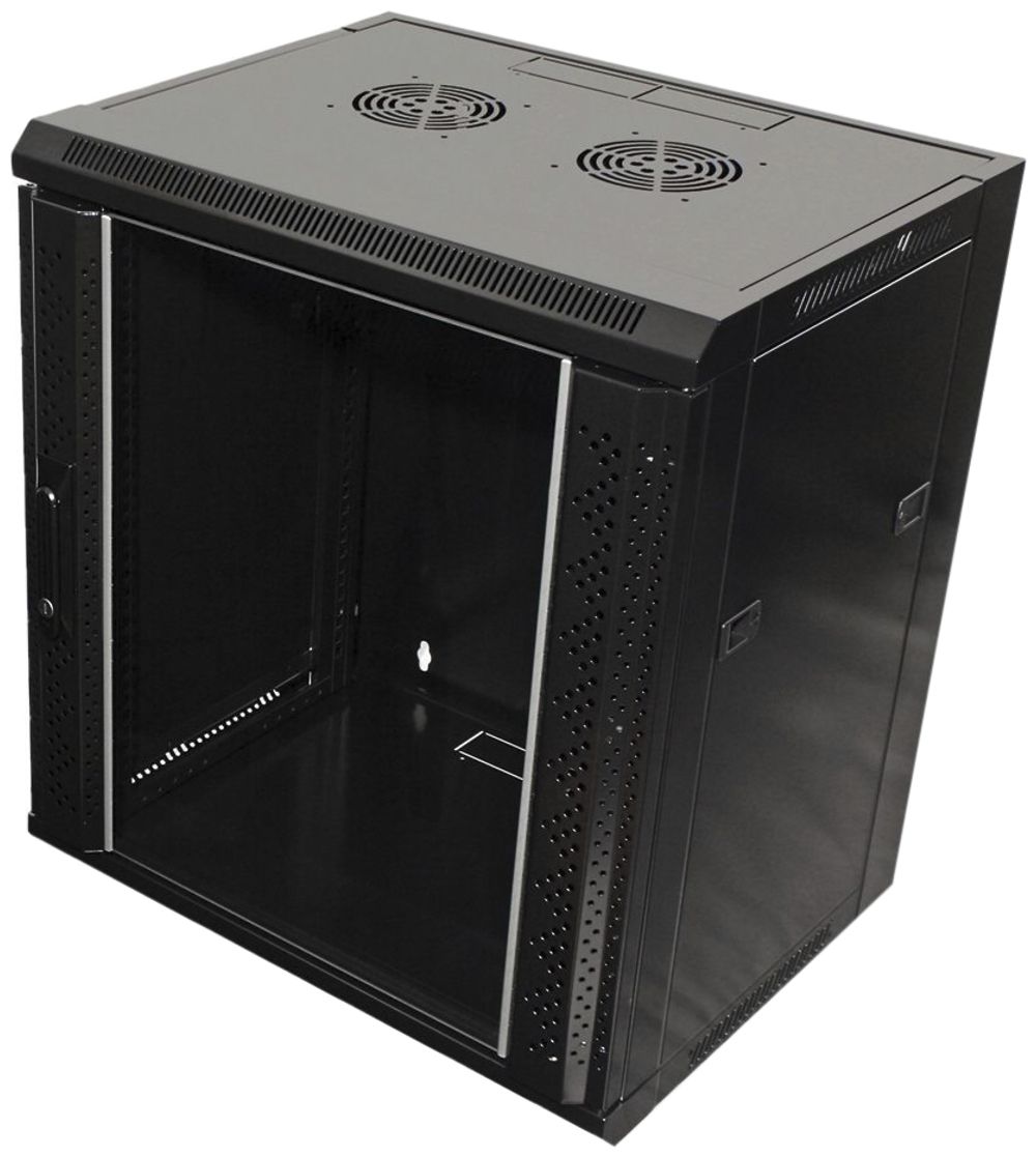 Armadio murale VALUE 12 UA (h×l×p) 640×570×450 mm, nero, RAL9005