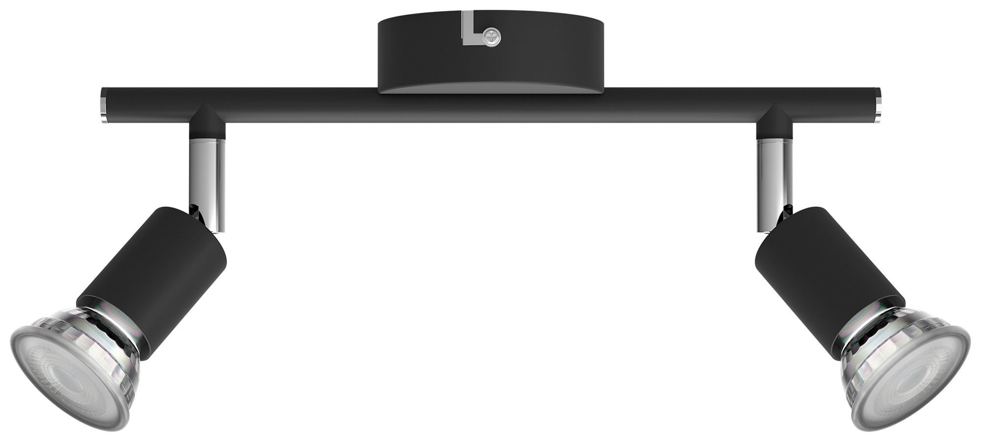 Spot Philips Limbali GU10 2×50W 324×130mm noir