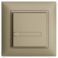 Poussoir KNX RGB ENC EDUE FMI, 250mW, a.LED RGB, papier, 1×pouss., 1×touche, sa