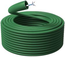 Tubo d'installazione precablato KRFWG PM M20 verde con cavo U72 1×4×0.8mm²