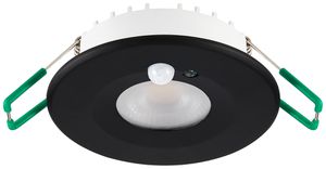 EB-LED-Spot Sylvania START PIR 1×10W 1050lm 827/830/840 IP65 50° Ø86mm schwarz