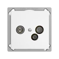 EB-Datendose TV-R DD04 5…65MHz EDIZIOdue weiss