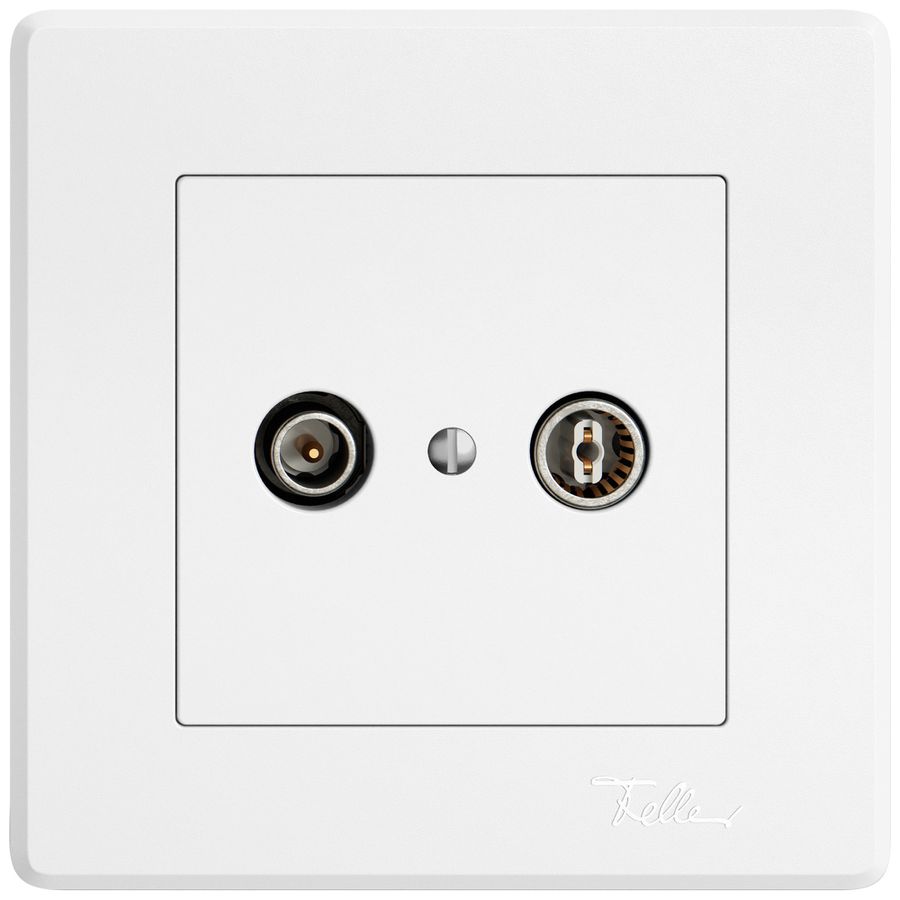 Prise antenne ENC TV-R EDIZIO.liv SNAPFIX® prise de passage 23dB bc