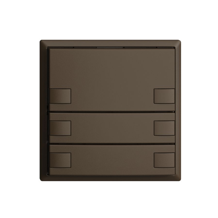 UP-Universaltaster 6×1T EDIZIOdue coffee, ohne LED