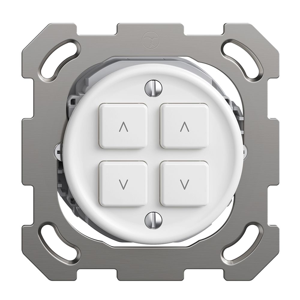 Station secondaire ENC 2K/4T pour interrupteur stores Sdue Wiser blanc