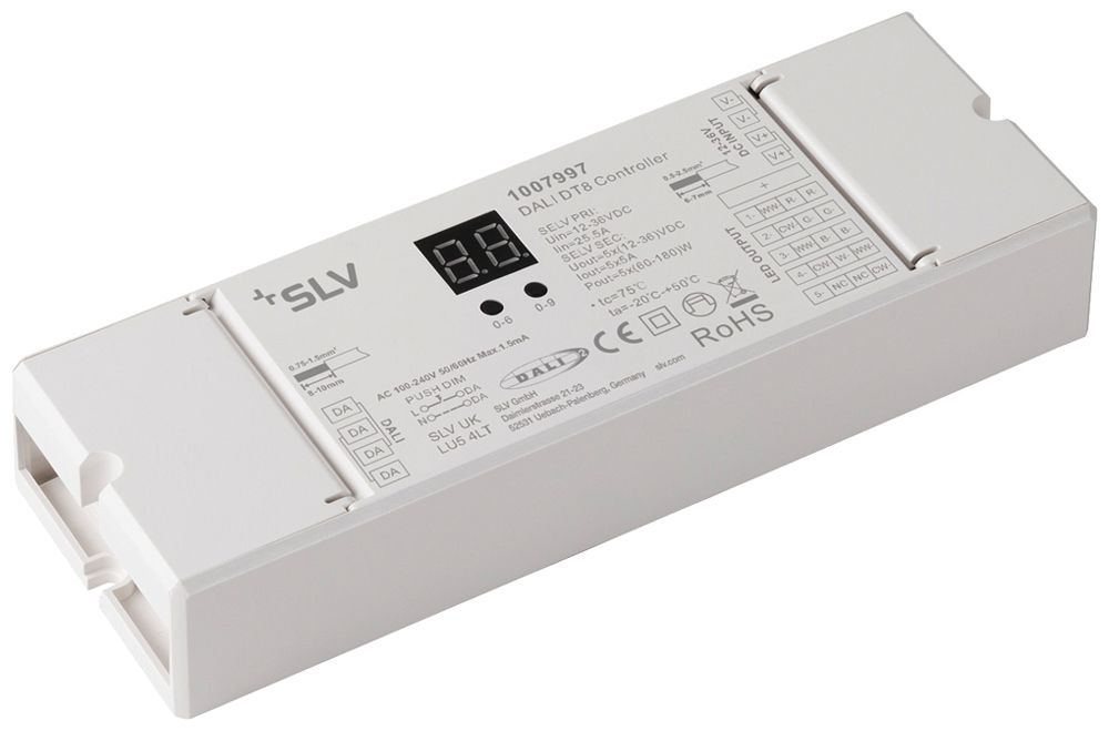Steuergerät SLV LED 24V DALI 60…180W 170×53.4×28mm