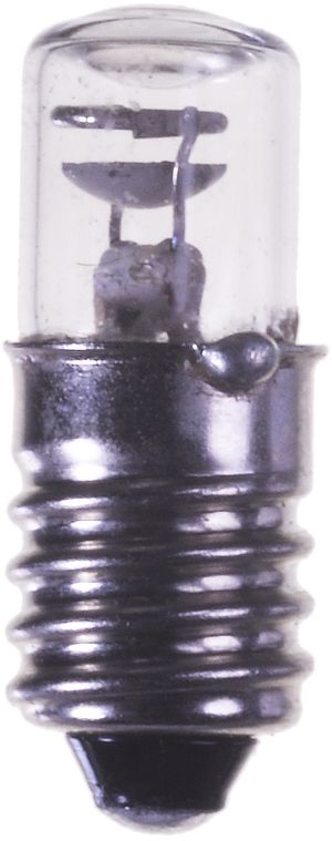 Glimmlampe E10 220V Ø9×25mm grün PVC