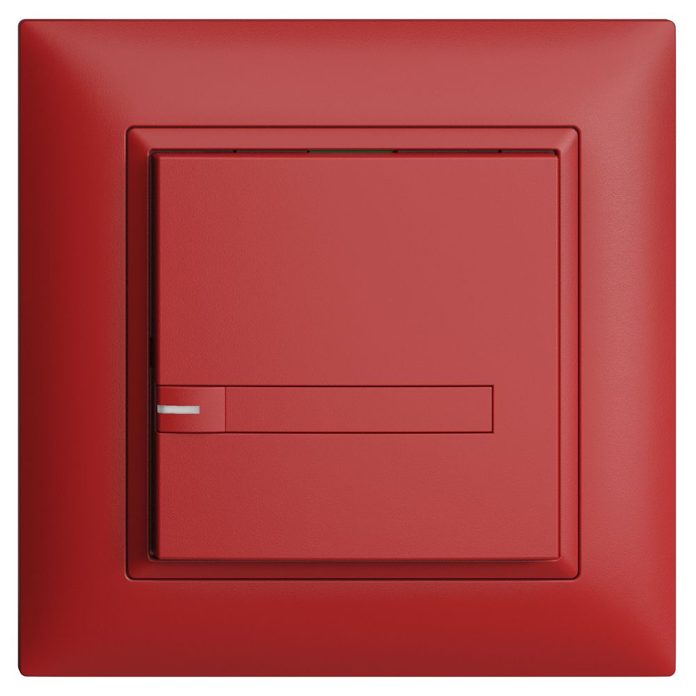 UP-KNX-Taster RGB EDUE FMI, 250mW, m.RGB-LED, m.Papier, 1×Taste, 1×Tastenb., ber