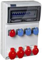 Stromverteiler DEM DB33737 63A 5×LS 1×FI 3×T23 1×T25 2×16A 2×32A