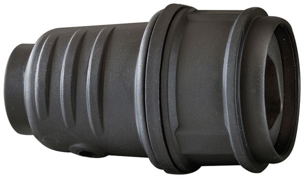 Prise mobile type 13 Brennenstuhl L+N+PE 10A 230V caoutchouc IP20 noir