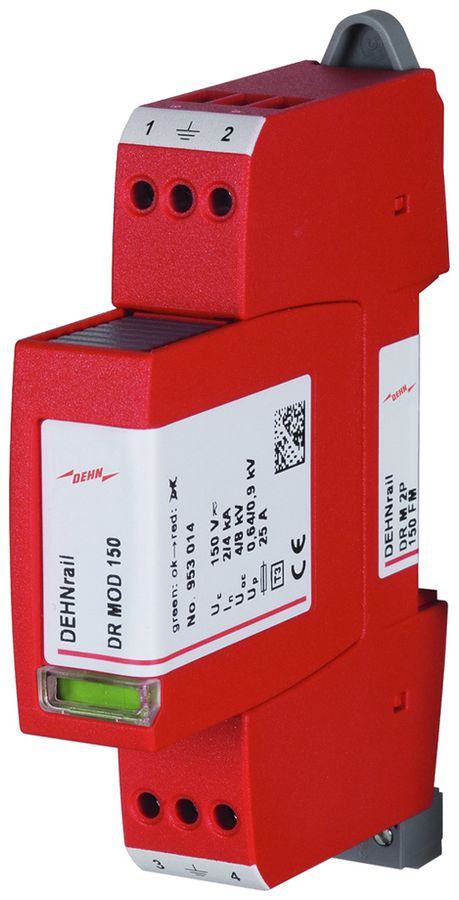 Parasurtension DEHN/elvatec SE DR M 2P 150 FM 120V 2kA