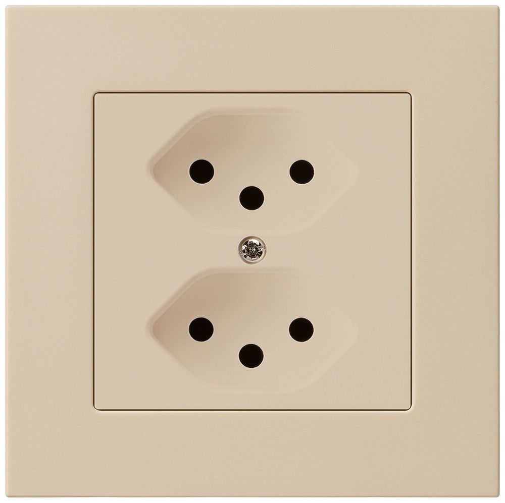 UP-Steckdose kallysto.pro 2×T13 beige