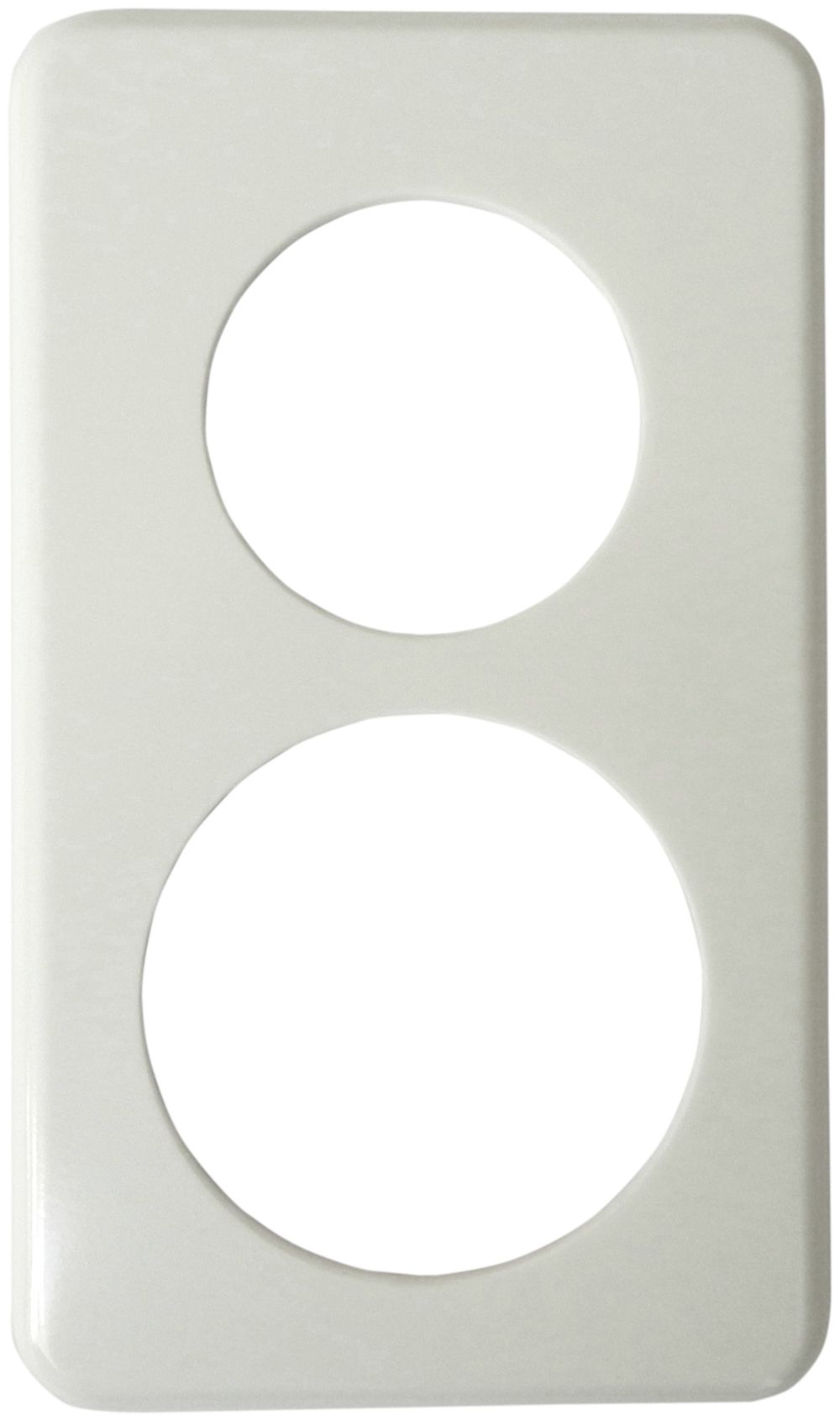 Abdeckplatte I-I 45+58 weiss