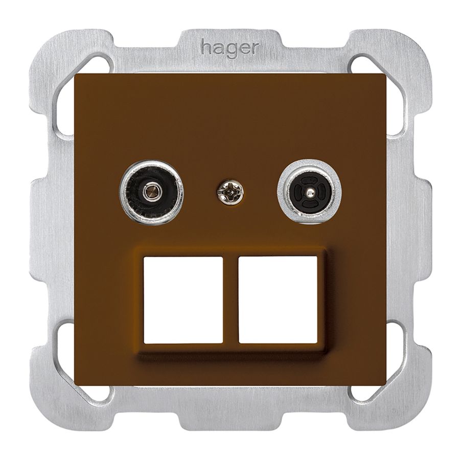 Presa multimedia INC kallysto R/TV montaggio B 10.5dB 2GHz marrone