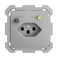 UP-Steckdose EDIZIOdue T23 FI 30mA FM, silver