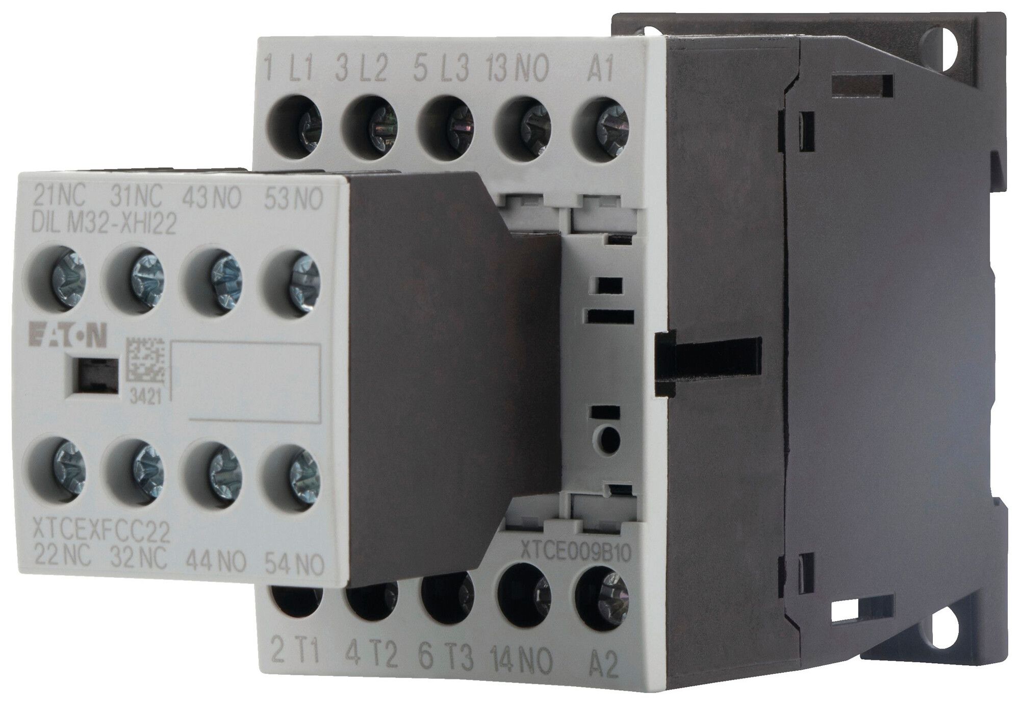 Leistungsschütz Eaton DILM9-32 24V DC 3NO 22A 9A 4kW 2.5kW 24…690V