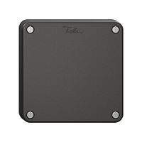 Plaque d'obturation NEVO N.CO  profondeur 3 mm, noir