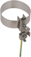 Bride de mise à terre ruban DEHN/elvatec 3/4…2" pour conducteurs 4…25mm² V2A