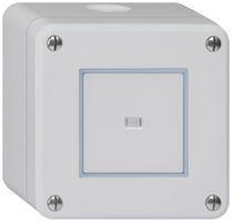 AP-Druckschalter robusto IP55 Schema 6 beleuchtet grau