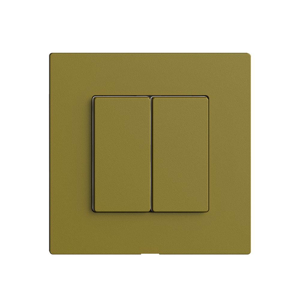 Interruttore 2K/2T Edue Wiser olive