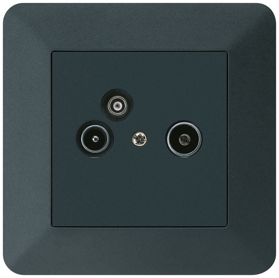 UP-Antennendose R/TV-Daten kallysto.trend 2GHz 4dB schwarz