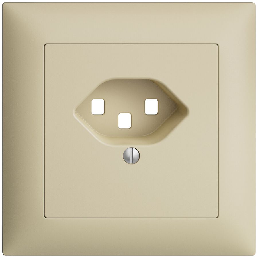 Kit frontal ENC EDIZIOdue vanille 88×88mm 1×T23