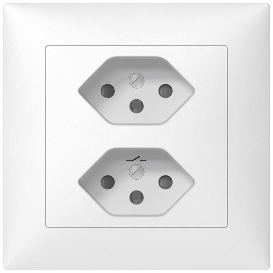 Presa INC Sidus B 2×T13S bianco