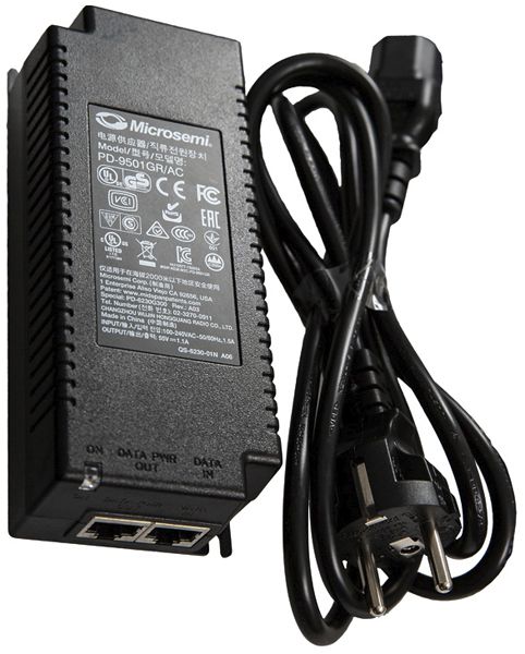 PoE Injektor MOBOTIX Mx-NPA-UPoE1A-60W, 10/100/1000Mbit/s IN/OUT, max. 60W