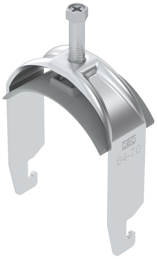 Fixation rapide BET 2056 pied à U matière synthétique 64…70mm 1×câble aluminium