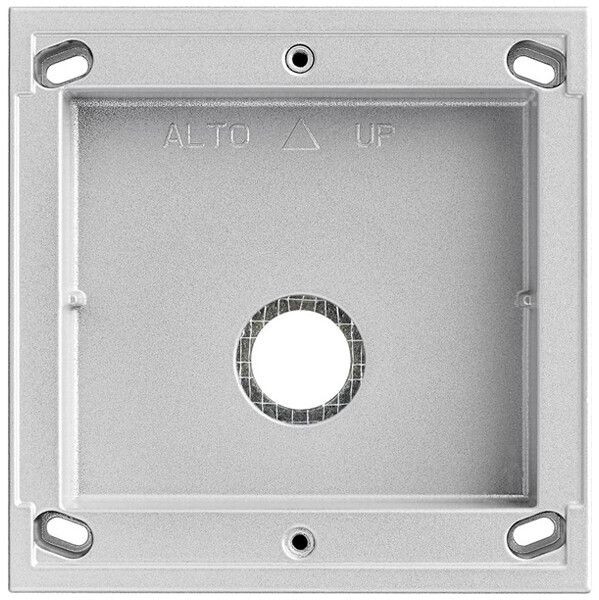 Scatola AP Urmet Alpha, 1×modulo, 125×126mm, con supporto per modulo telaio