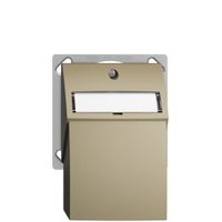 Kit montaggio INC EDIZIOdue, con cappa di uscita dritta, per 2×RJ45, sand