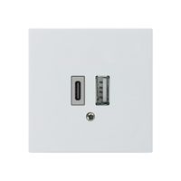 USB-Ladesteckdose kallysto 18W PD 1×Typ A 1×Typ C weiss