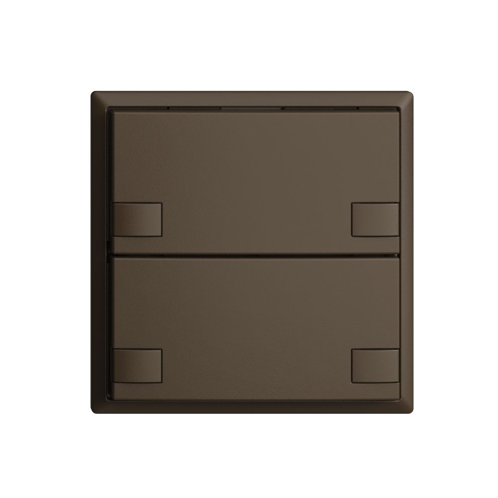 UP-Universaltaster 2×2T EDIZIOdue coffee, ohne LED