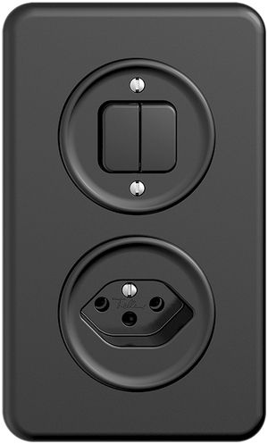 UP-Kombination STANDARDdue 1/1L+1×T13 schwarz