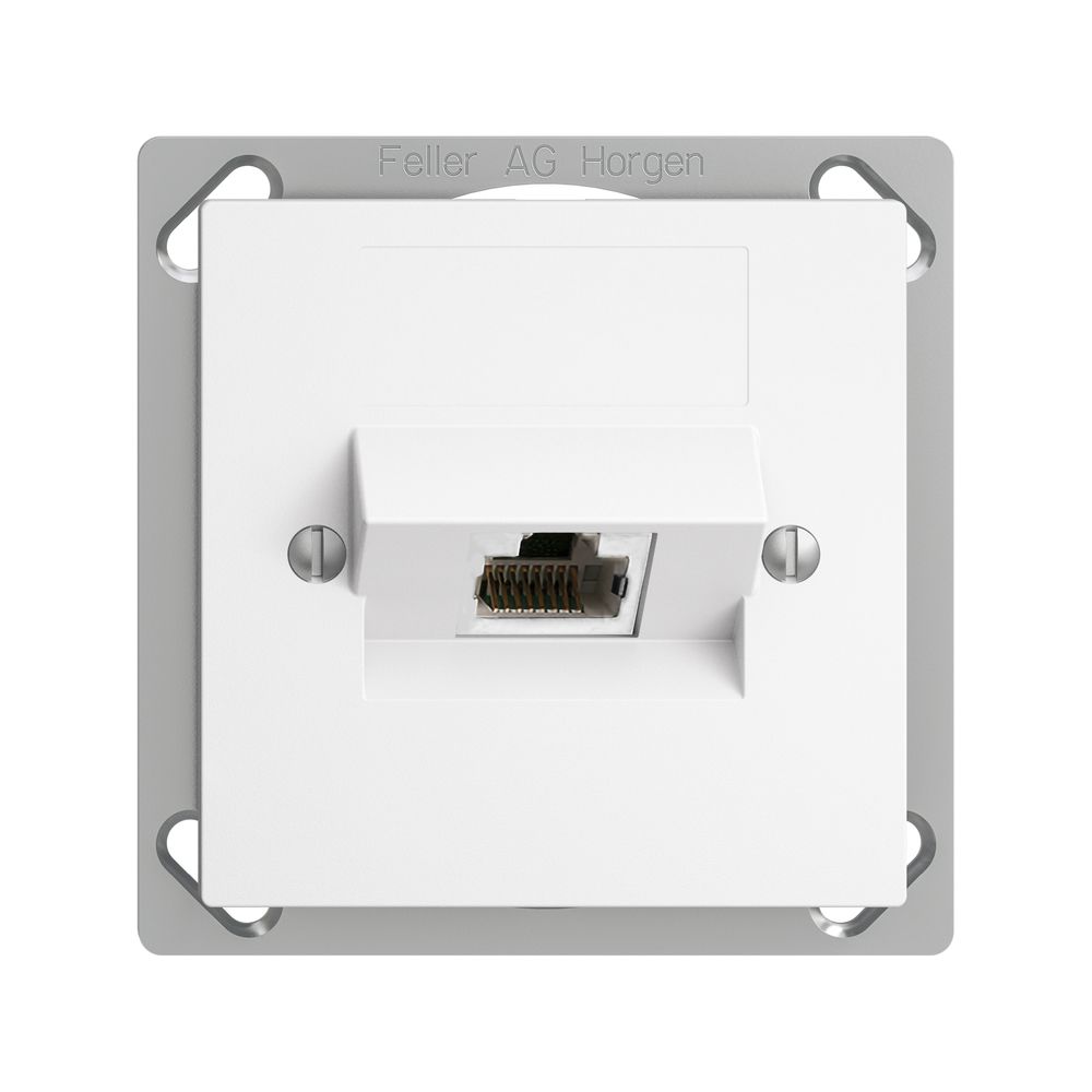 EB-Dose 1×RJ45/s 4P ITplus EDIZIOdue weiss